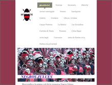 Tablet Screenshot of negroszulues.com